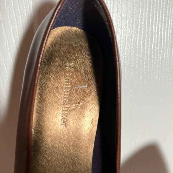 Naturalizer brown kitten heels size 8.5 - Picture 2 of 8